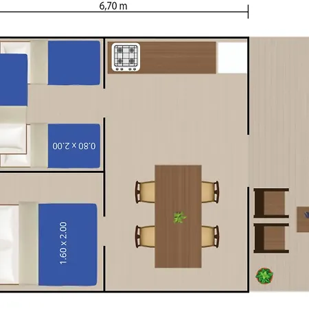 Κάμπινγκ Easyatent Safari Tents Bijela Uvala *