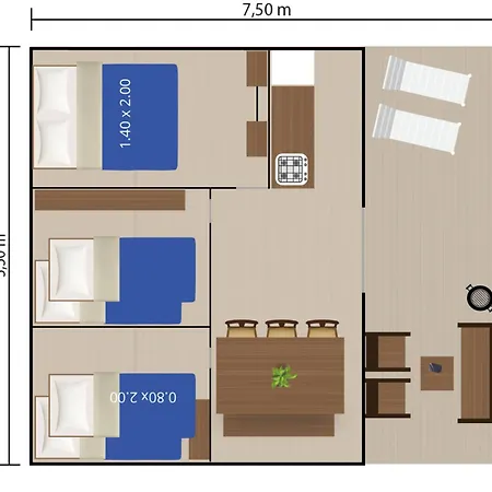 Κάμπινγκ Easyatent Safari Tents Bijela Uvala *
