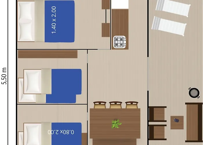 캠프장 Easyatent Safari Tents Bijela Uvala *
